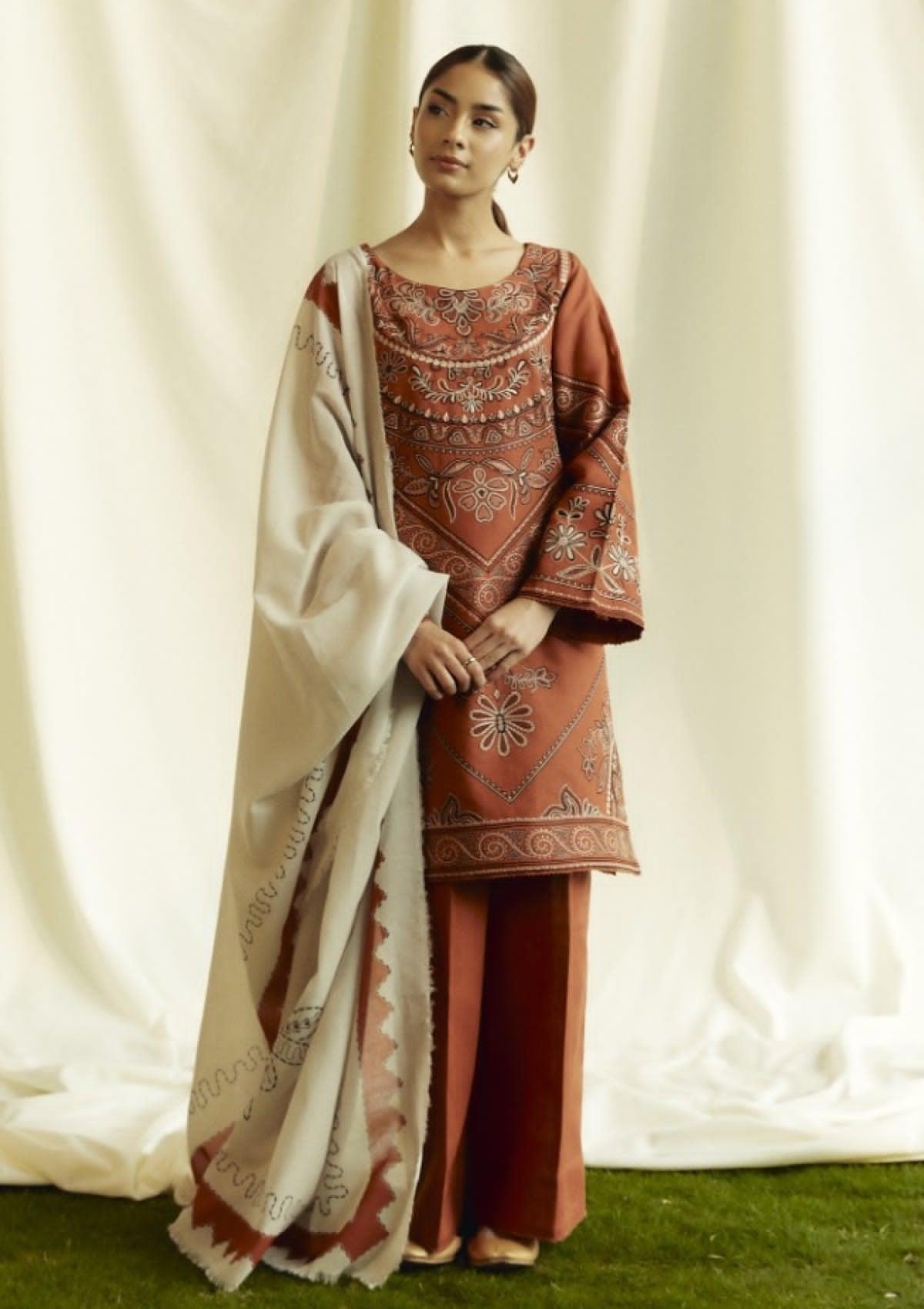 COCO BY ZARA SHAHJAHAN Lawn 3 PC Embroidered Unstitched