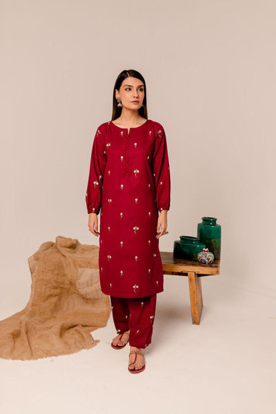 Zara Shahjahan Lawn 2 PC Embroidered Unstitch