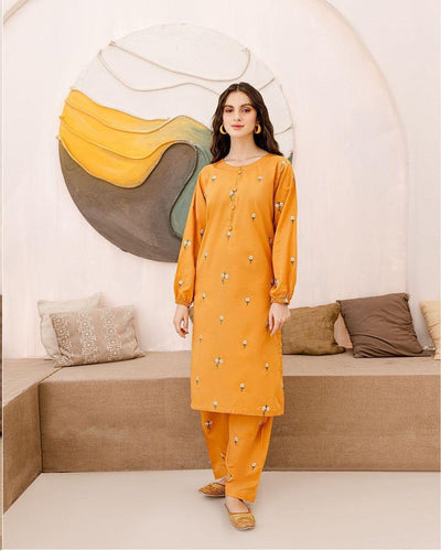 Zara Shahjahan Lawn 2 PC Embroidered Unstitch