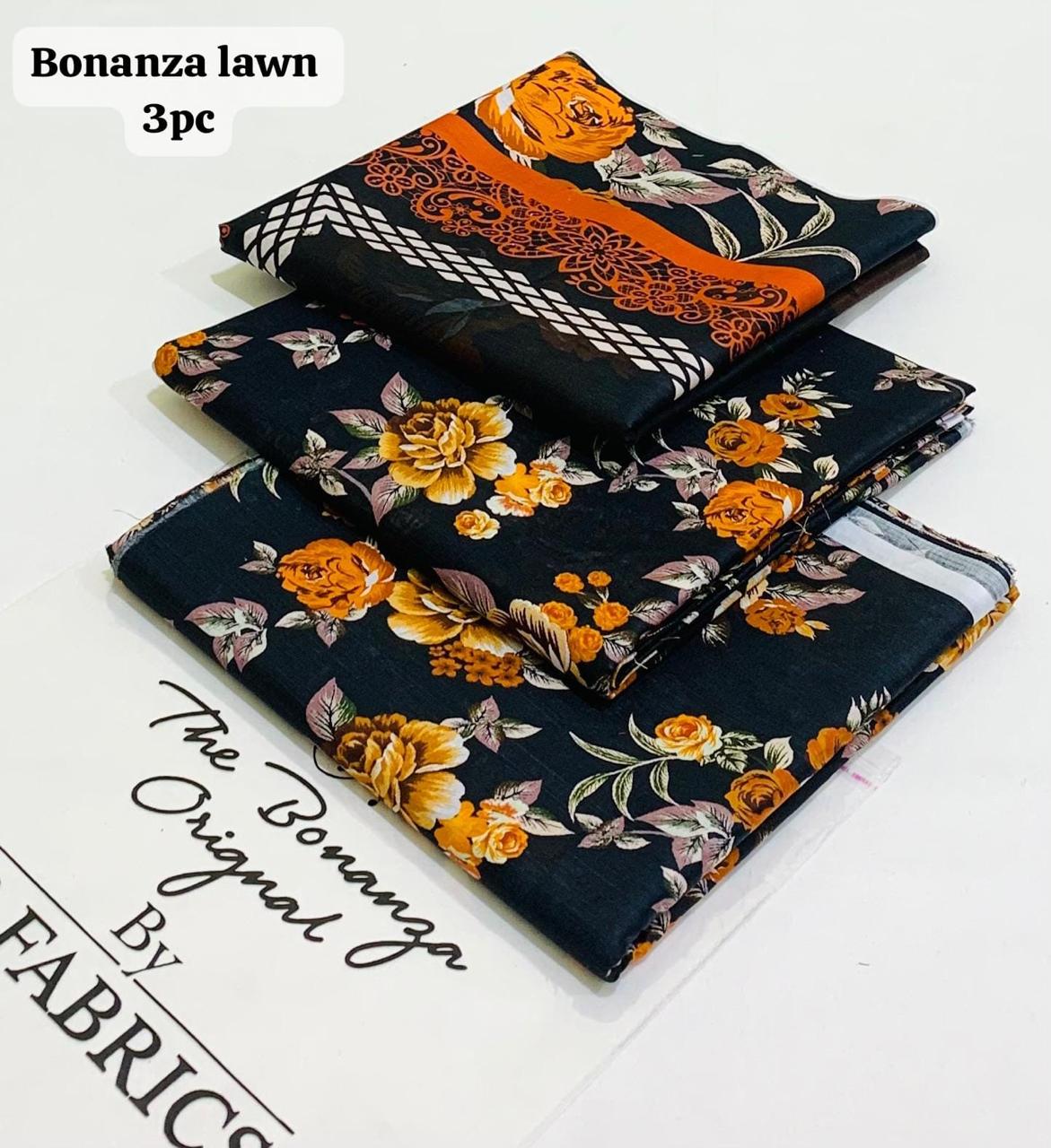 Bonanza Lawn 3 PC Printed Unstitched