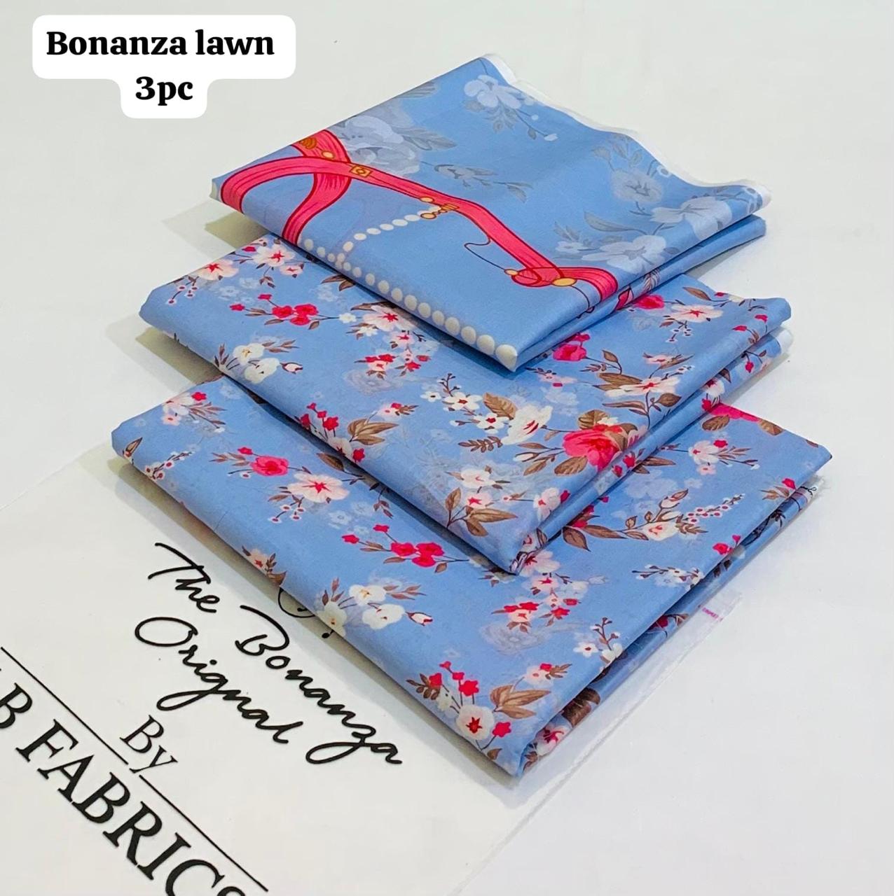 Bonanza Lawn 3 PC Printed Unstitched