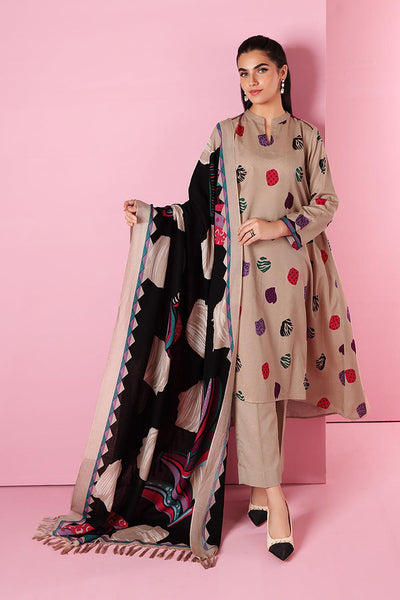 Nishat lawn 3PC embroidered Unstitched