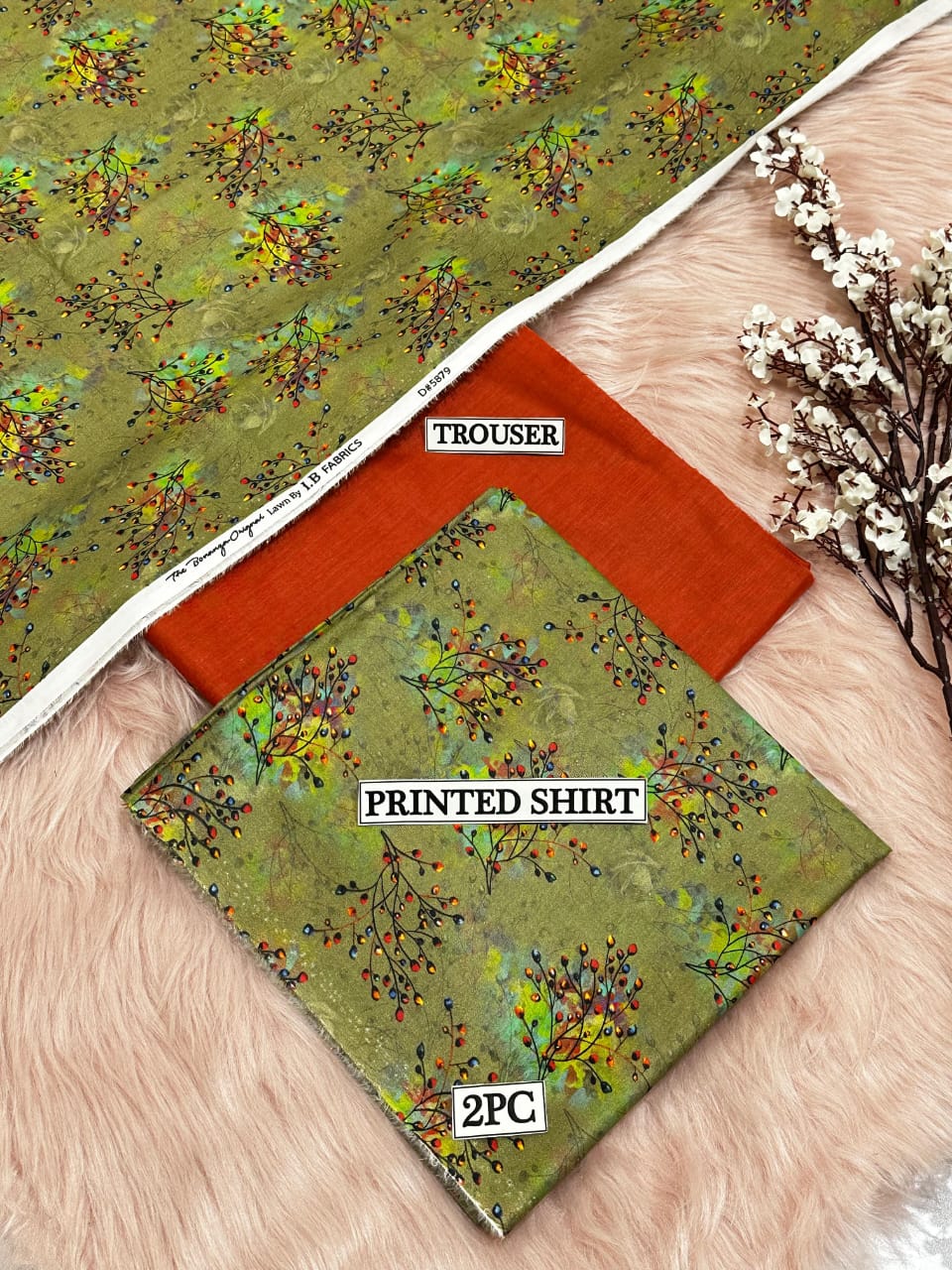 BONANZA Lawn 2 PC Printed Unstitched