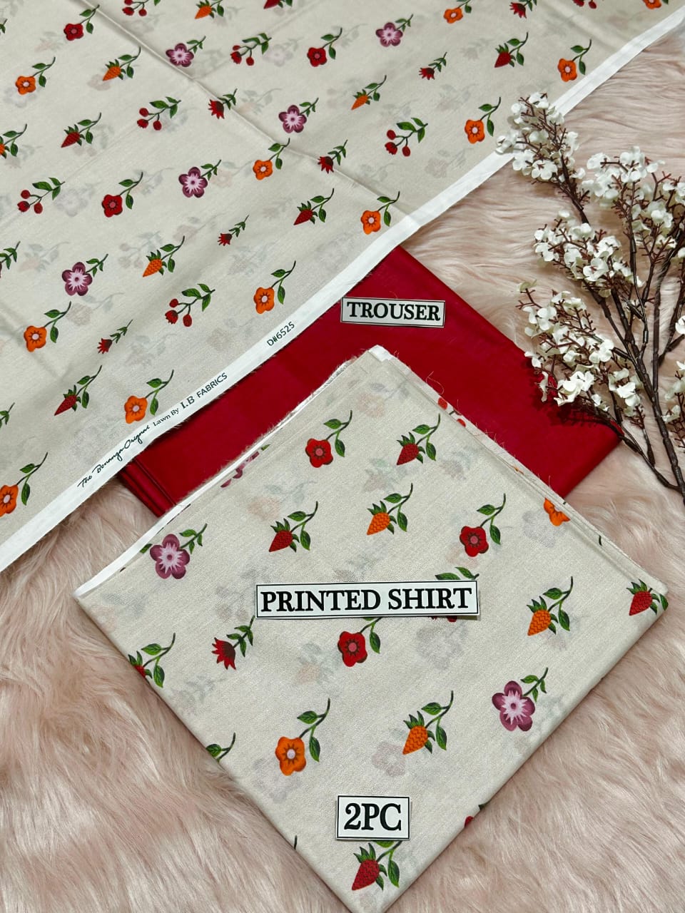 BONANZA Lawn 2 PC Printed Unstitched