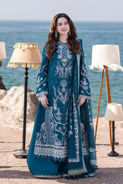 Qalamkar lawn 3PC Embroidered Unstitched