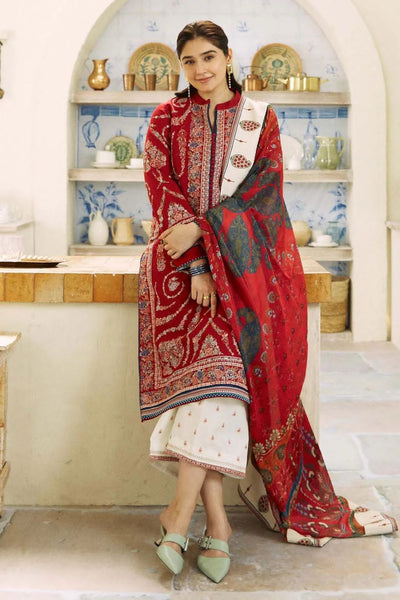 Zara Shahjahan lawn 3PC Embroidered Unstitched