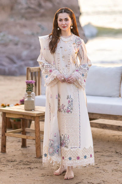 Qalamkar lawn 3PC Embroidered Unstitched