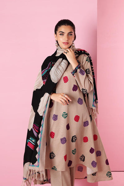 Nishat lawn 3PC embroidered Unstitched