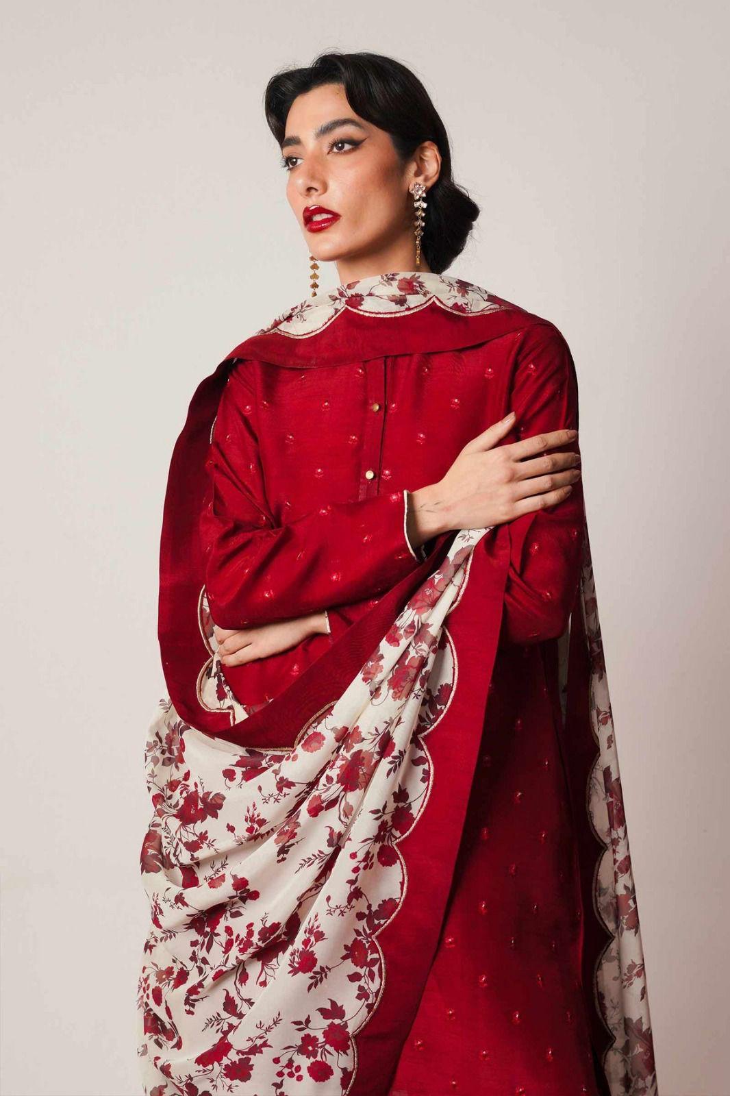 Zara Shahjhanan lawn 3PC embroidered Unstitched