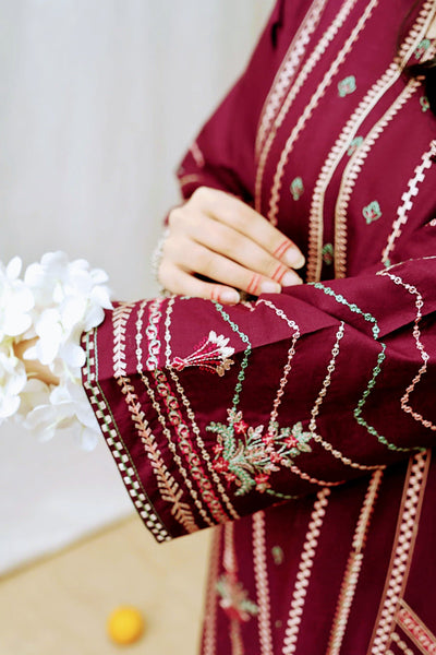 Urge pure lawn 3PC embroidered Unstitched