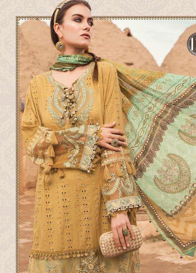 MARIA B Lawn 3 PC Embroidered Unstitched