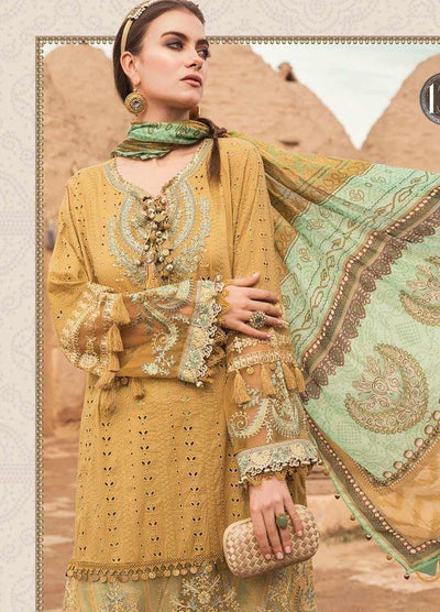 MARIA B Lawn 3 PC Embroidered Unstitched