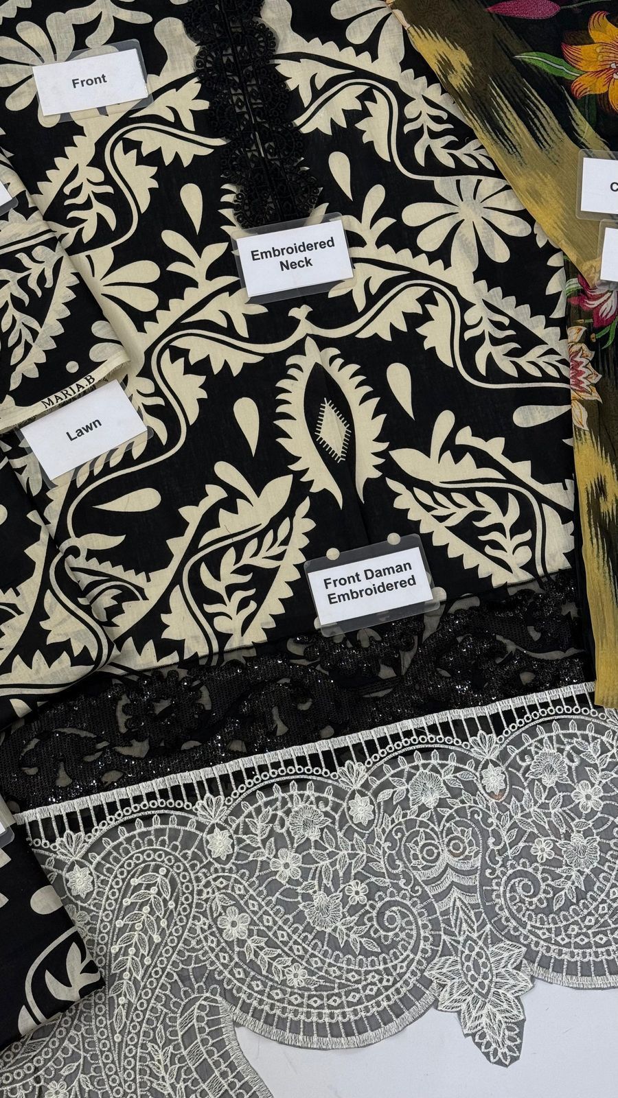MARIA.B lawn 3PC Embroidered Unstitched