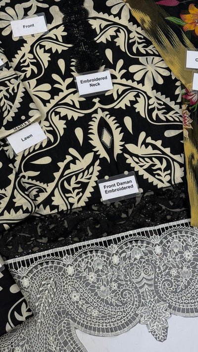 MARIA.B lawn 3PC Embroidered Unstitched