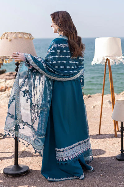 Qalamkar lawn 3PC Embroidered Unstitched