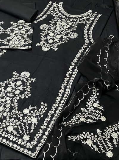ASIM JOFA Lawn 3 PC Embroidered Unstitched